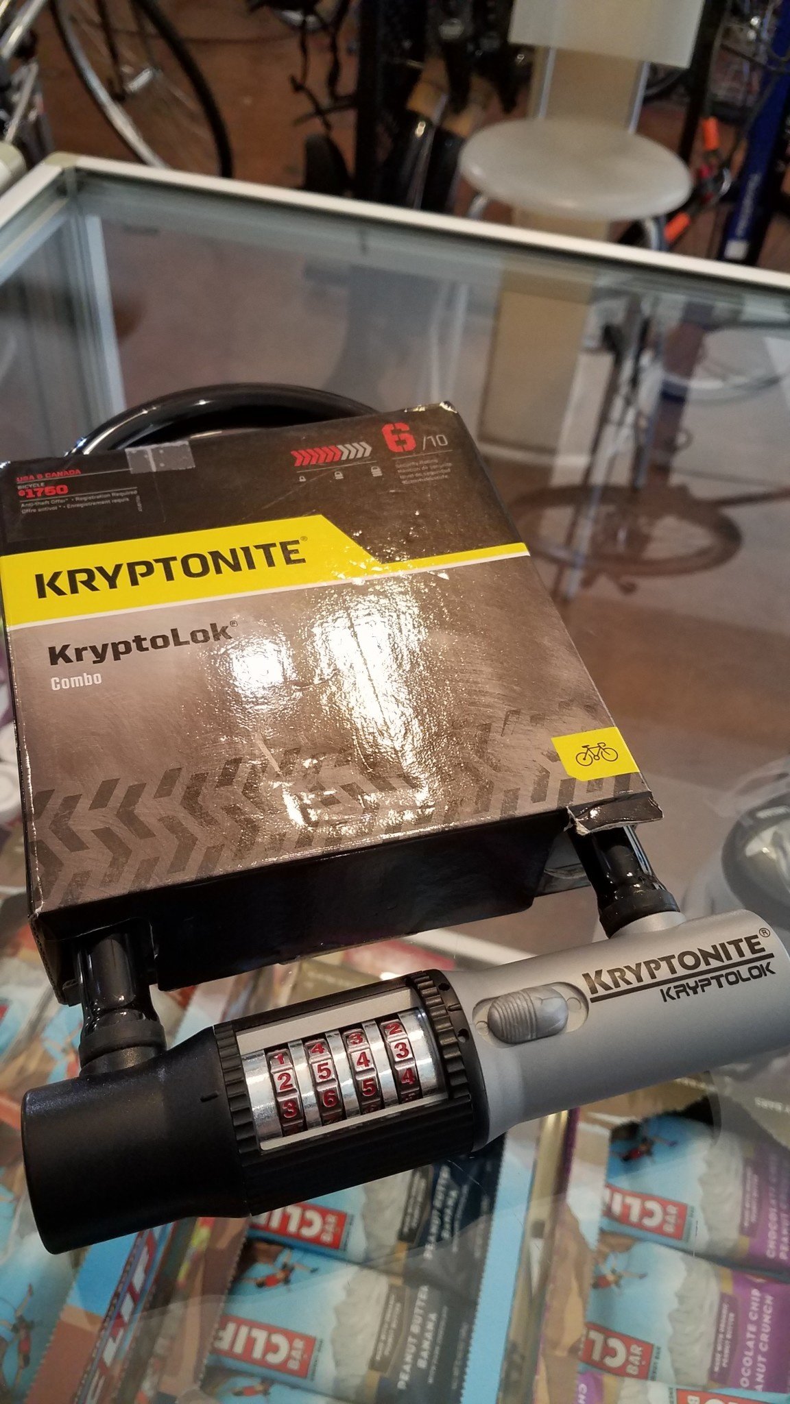 KryptoLok Combination U Lock 4