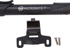 Planet Bike Planet Bike MicroMite II Dual Stage Mini Frame Pump: Presta/Schrader, Black