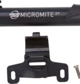 Planet Bike Planet Bike Micro Mite II Dual Stage Mini Frame Pump: Presta/Schrader, Black