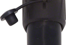 Planet Bike Planet Bike MicroMite II Dual Stage Mini Frame Pump: Presta/Schrader, Black