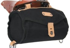 Banjo Brothers Banjo Brothers Minnehaha Canvas Barrel Saddle Bag: Black