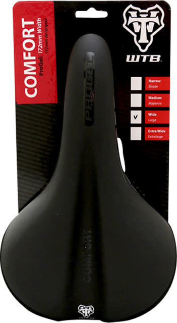 WTB WTB Comfort ProGel Saddle, 260 x 172mm, Unisex, 437g, Black