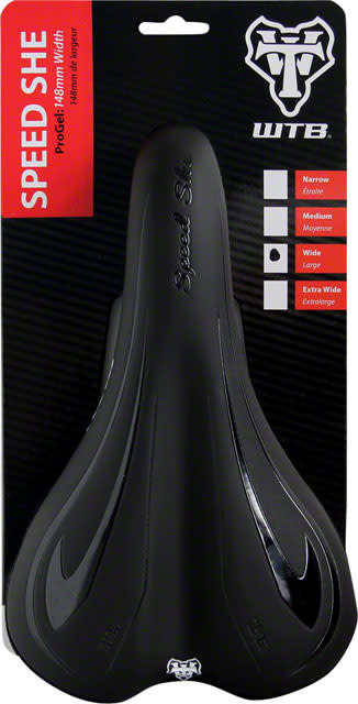 WTB WTB Speed She ProGel Saddle - Steel, Black, Women's