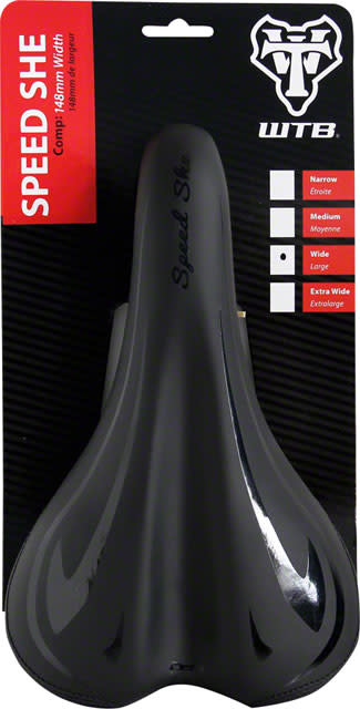 WTB WTB Speed She Comp Saddle - Steel, Black, Women's