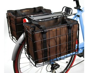 folding bike baskets rear