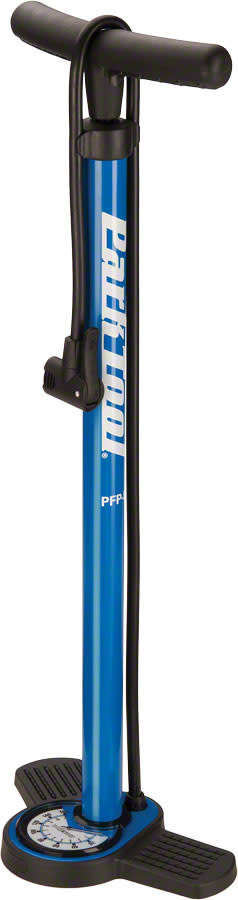 Park Tool Park Tool PFP-8 Home Mechanic Floor Pump, Blue/Black
