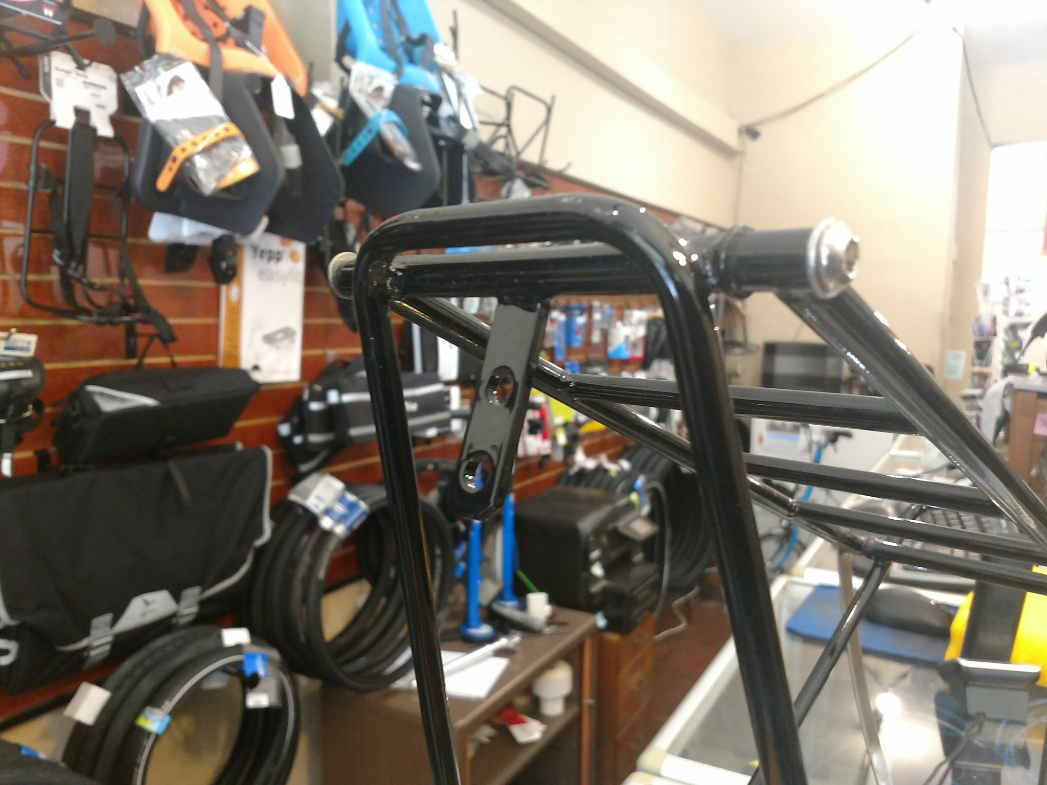 Bike Friday Bike Friday Folding Rear Rack 2015 CroMoly - Black 55lb limit