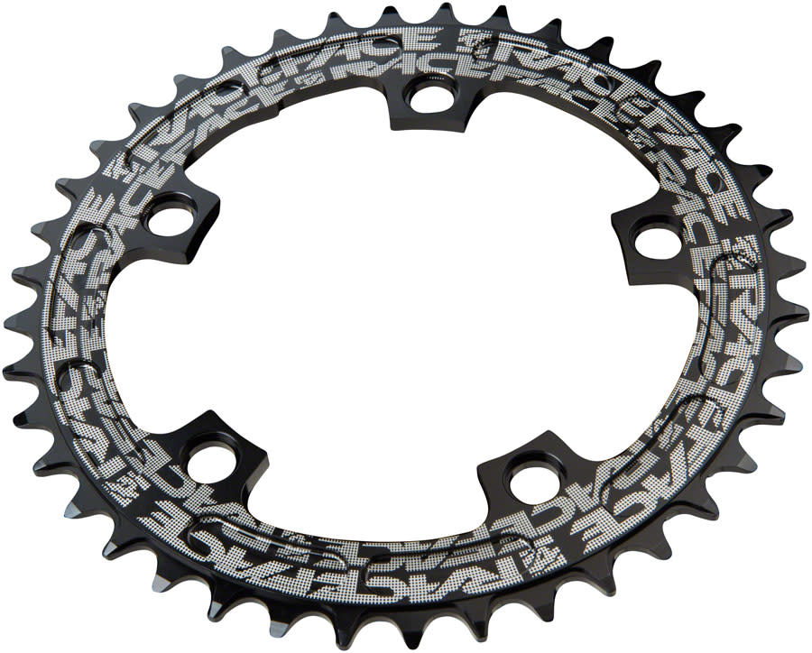 RaceFace Narrow Wide Chainring: 110mm BCD, 38t, Black
