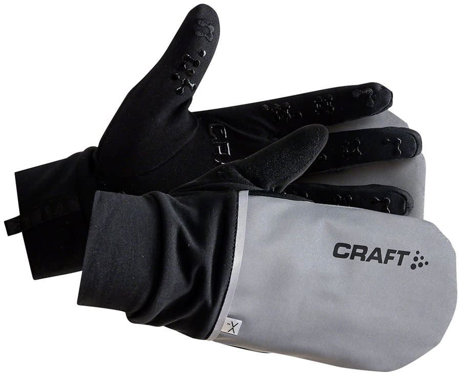 Craft Hybrid Weather Gloves - Black, Full Finger