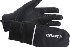 Craft Hybrid Weather Gloves - Black, Full Finger