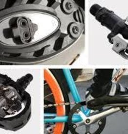 Service: Pedal installation & adjust if clipless