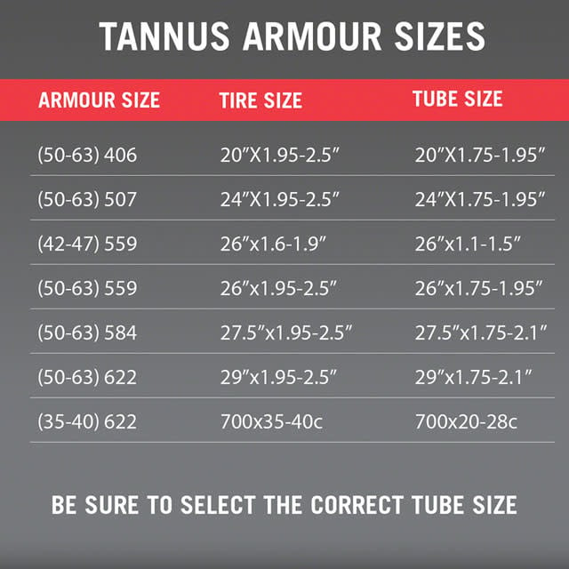 Tannus Armour Tire Insert 26 x 1.6-1.9 Single