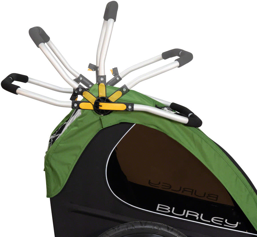 Burley Burley Encore Child Trailer: Tree Green