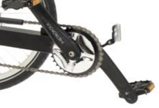 TerraTrike Crankset, Independent Pedaling System (IPS), front