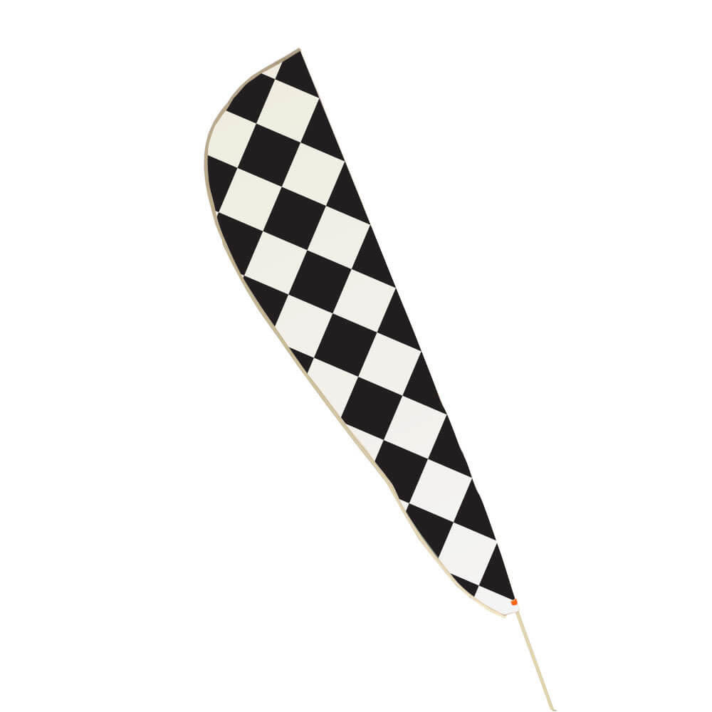 TerraTrike Teardrop Flag - Checkered