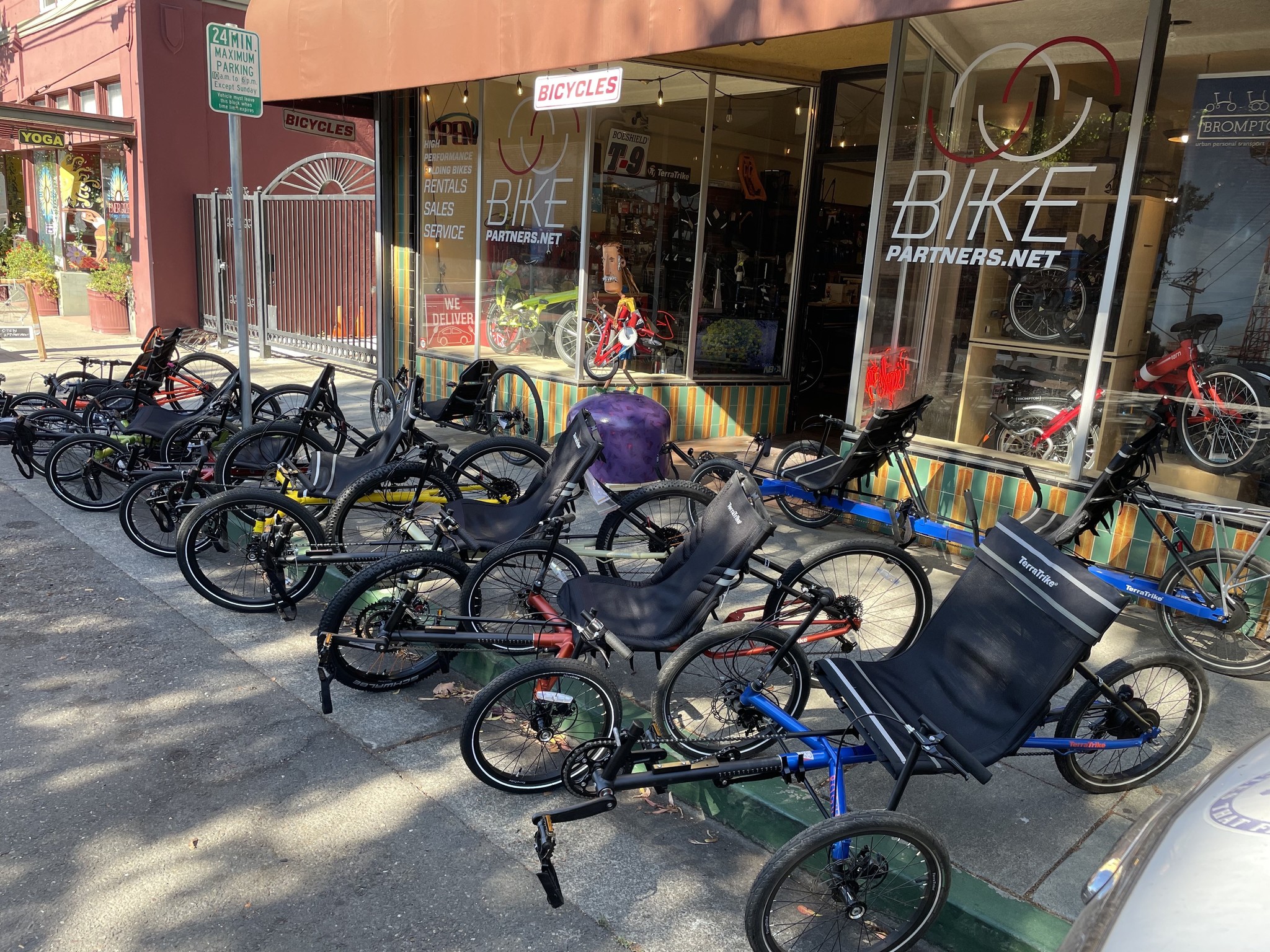 Trikes Out Front