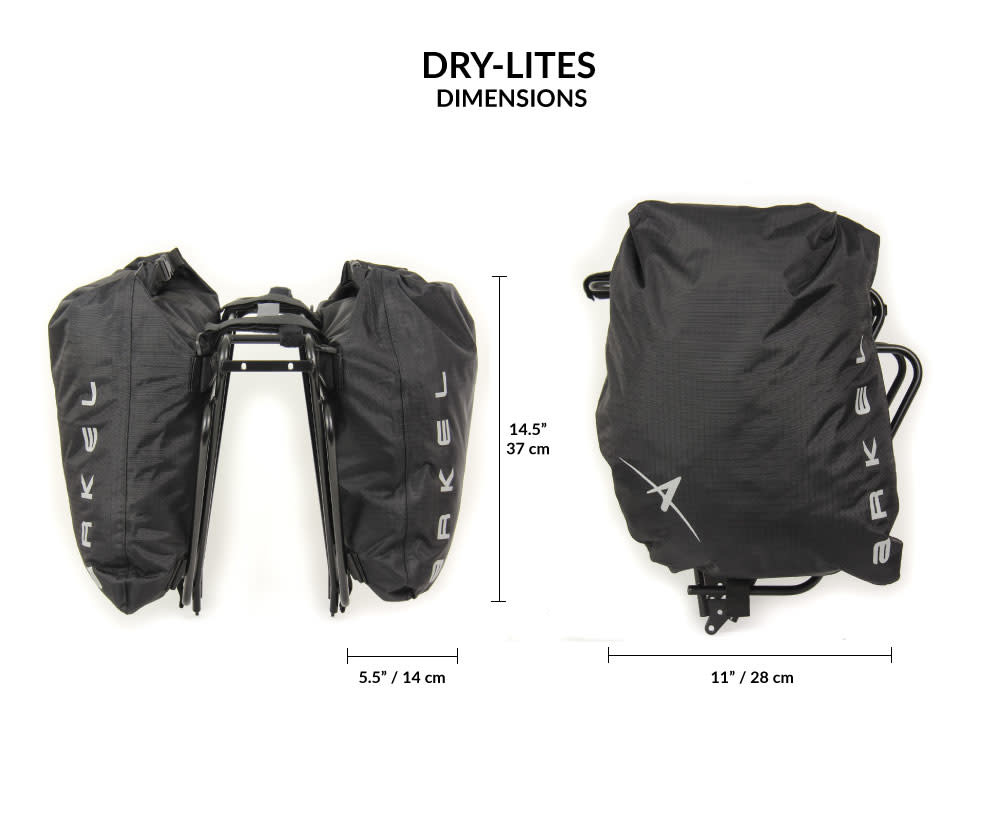 Arkel Arkel Dry-Lites Waterproof Saddle Bags (Pair)