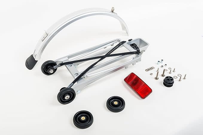 Brompton Brompton Rack with mudguard, silver (QRACKA)
