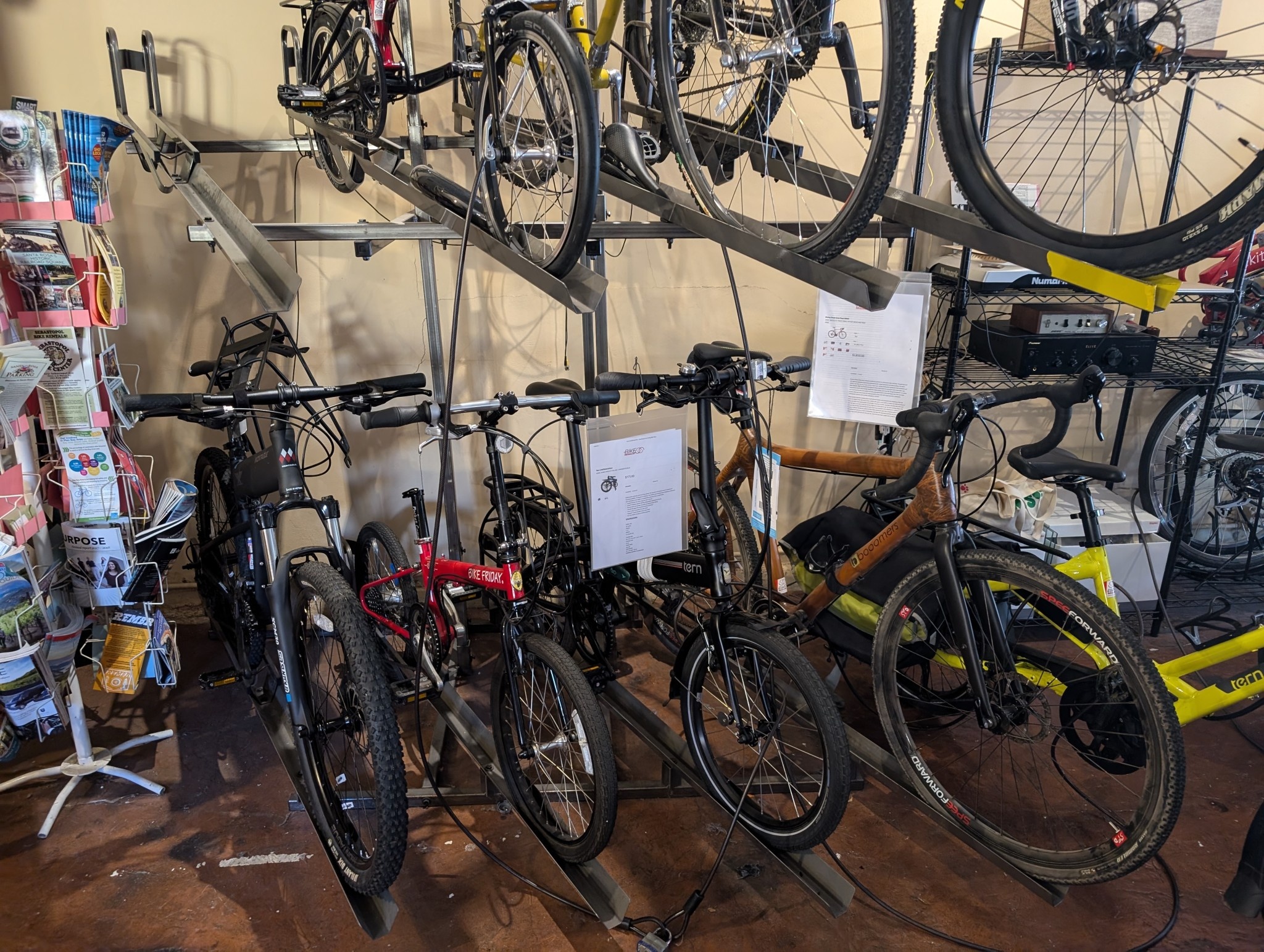 Rudy Rack 3 x 3 tier Display Rack BikePartners Folding Bike Shop