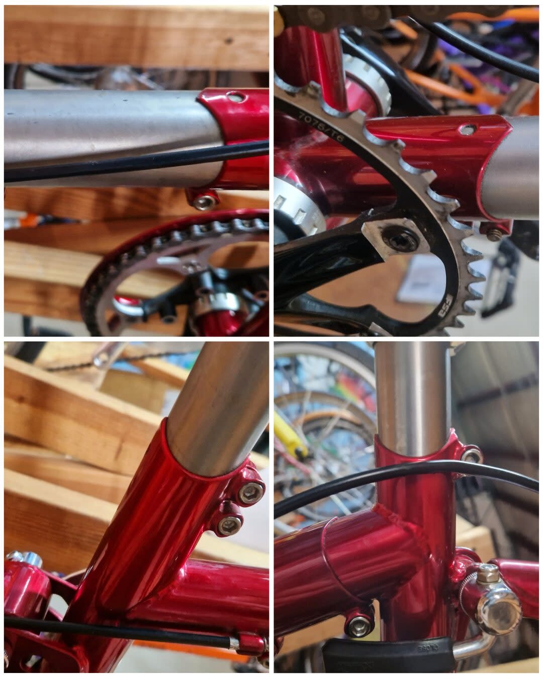 Bike Friday Bike Friday TiLiteTandem Two'sDay, 451, 56CM, Merlot, pre-owned