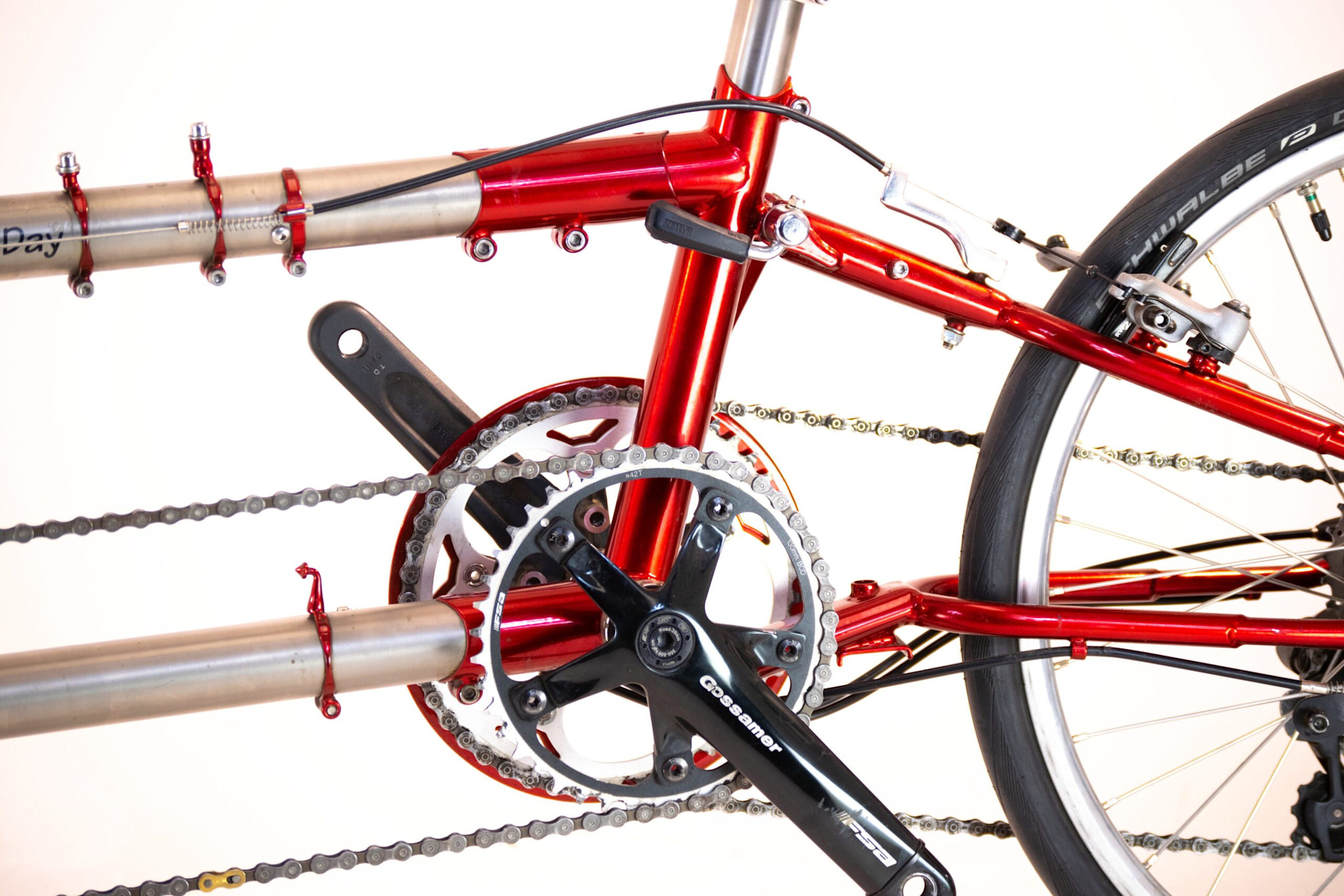 Bike Friday Bike Friday TiLiteTandem Two'sDay, 451, 56CM, Merlot, pre-owned