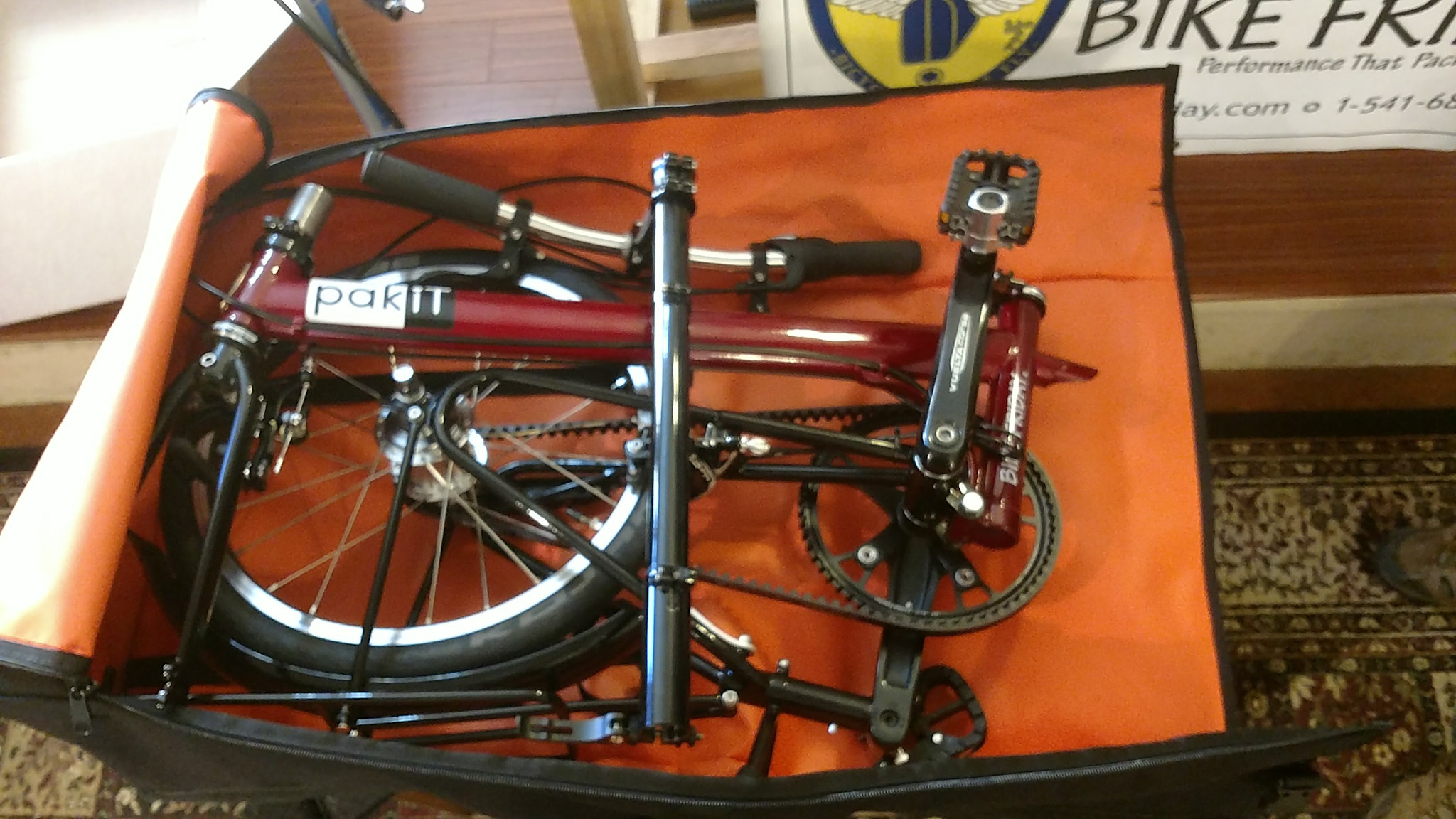 Bike Friday Bike Friday pakiT 3-speed Candy Apple
