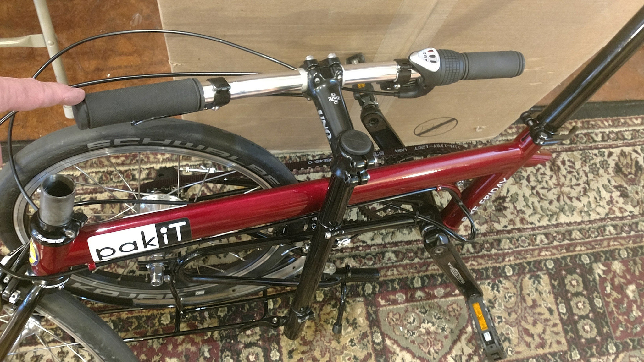 Bike Friday Bike Friday pakiT 3-speed Candy Apple