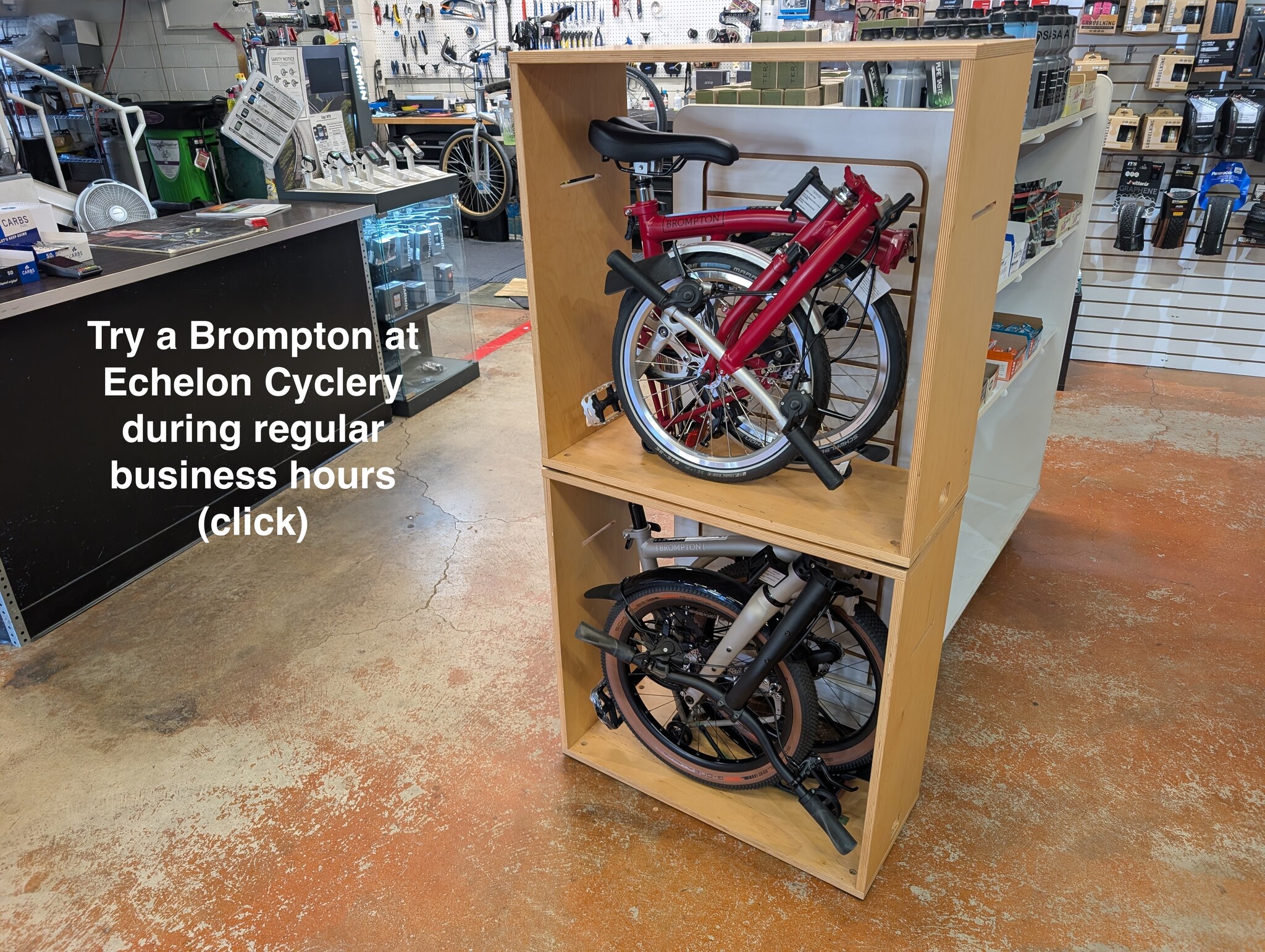 Echelon Brompton display
