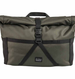 Brompton Borough Bag, M, Olive, with frame (QBOR-M-OG)