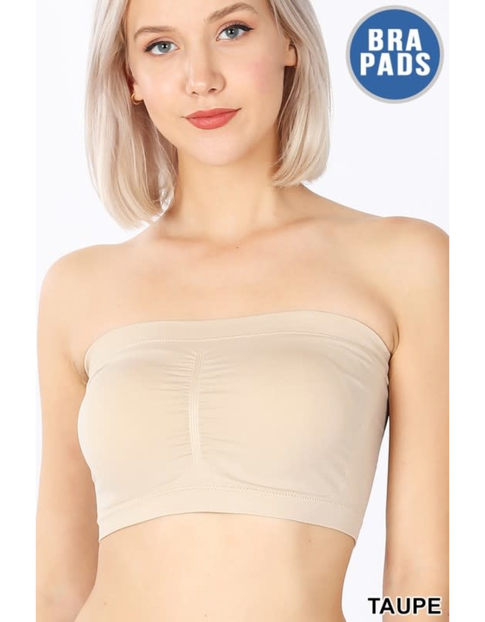 NUDE Strapless Padded Bralette O/S - The Ritzy Gypsy
