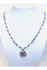 The Ritzy Gypsy REFLECT Beaded Necklace with Charm