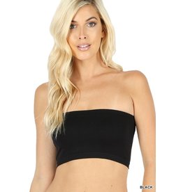 Zenana Premium Strapless Seamless Bandeau ONE SIZE