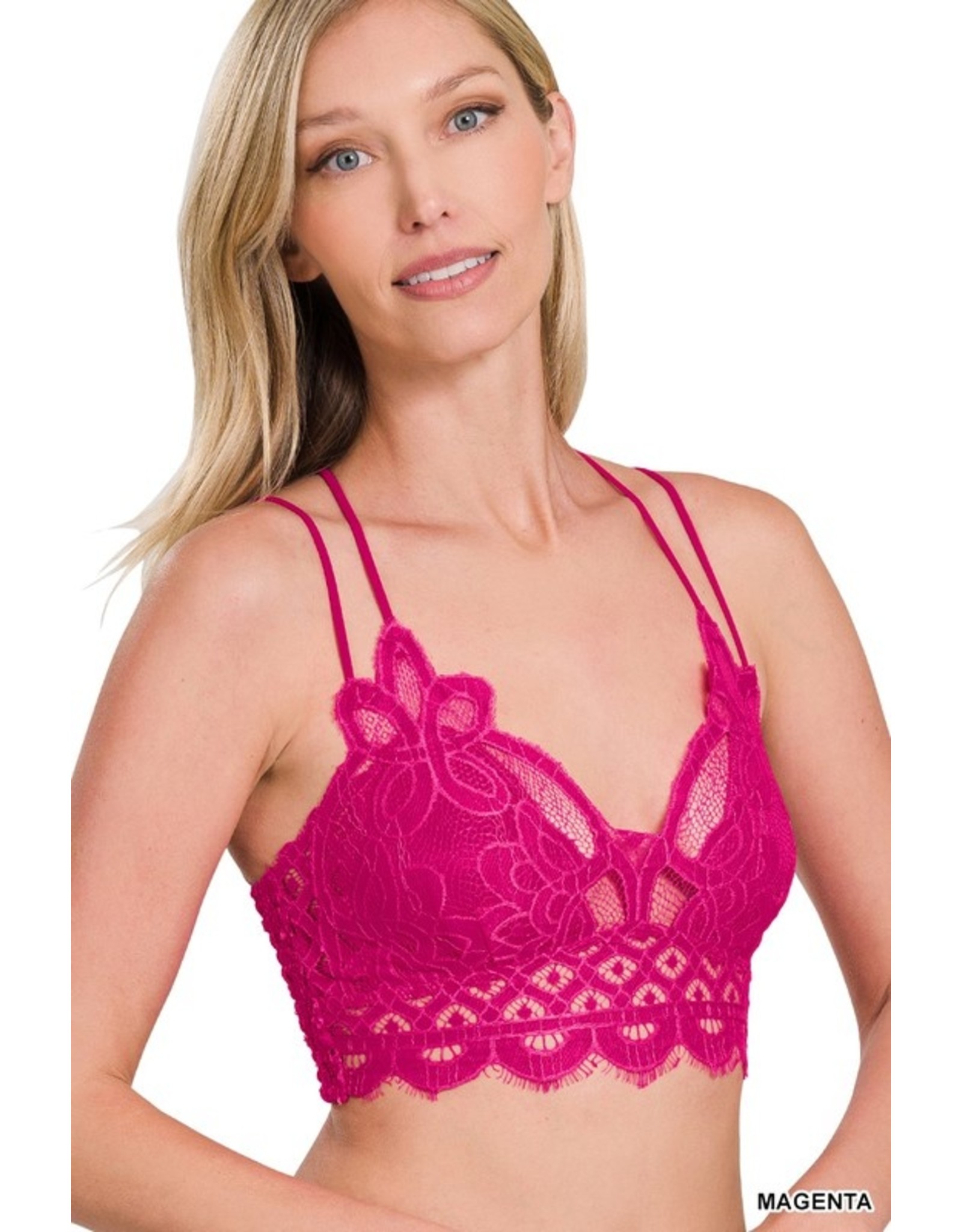Hot Pink Bralette - The Ritzy Gypsy