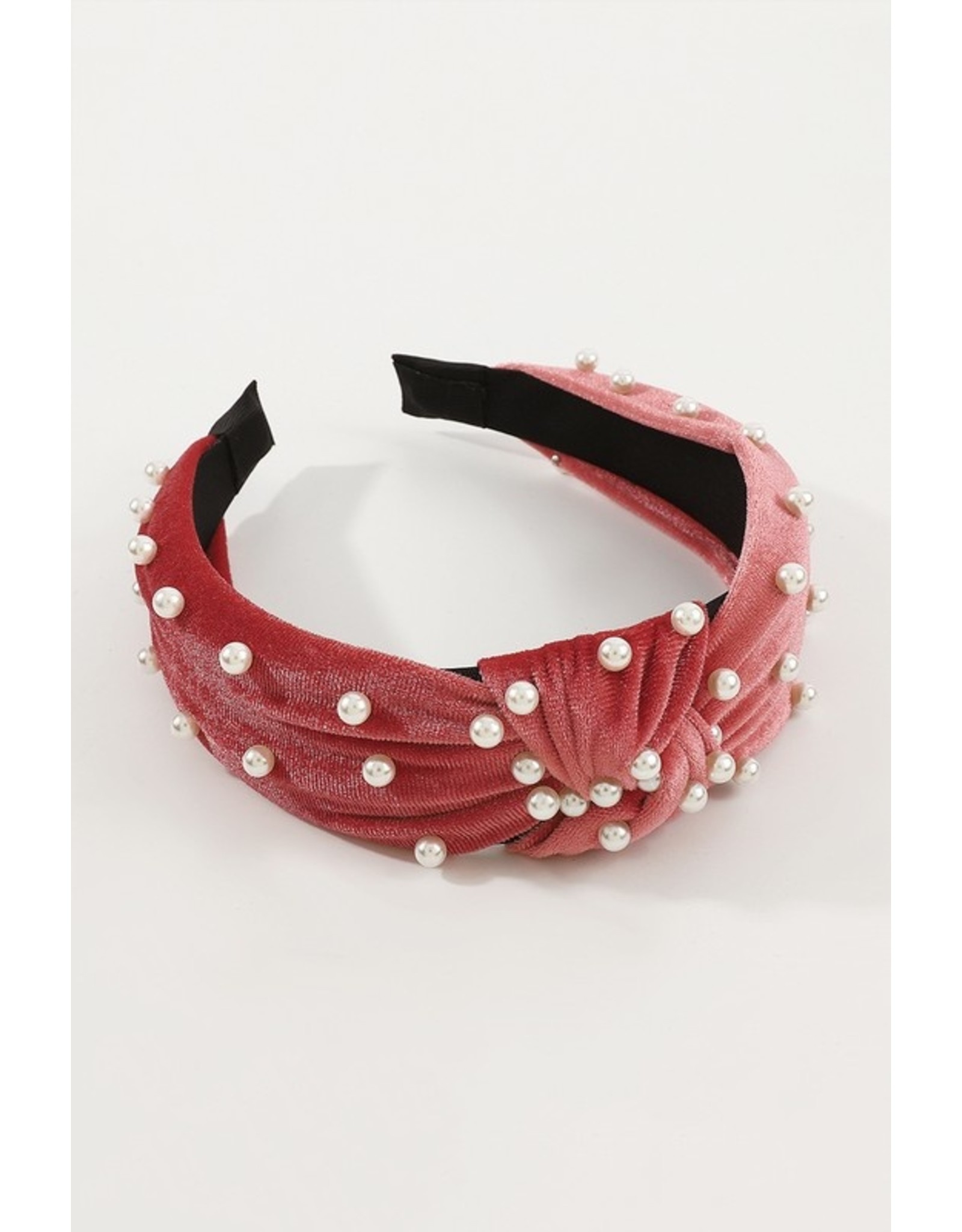 Rose Pearl Dotted Headband