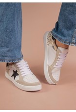 Snake Accent Star Sneakers