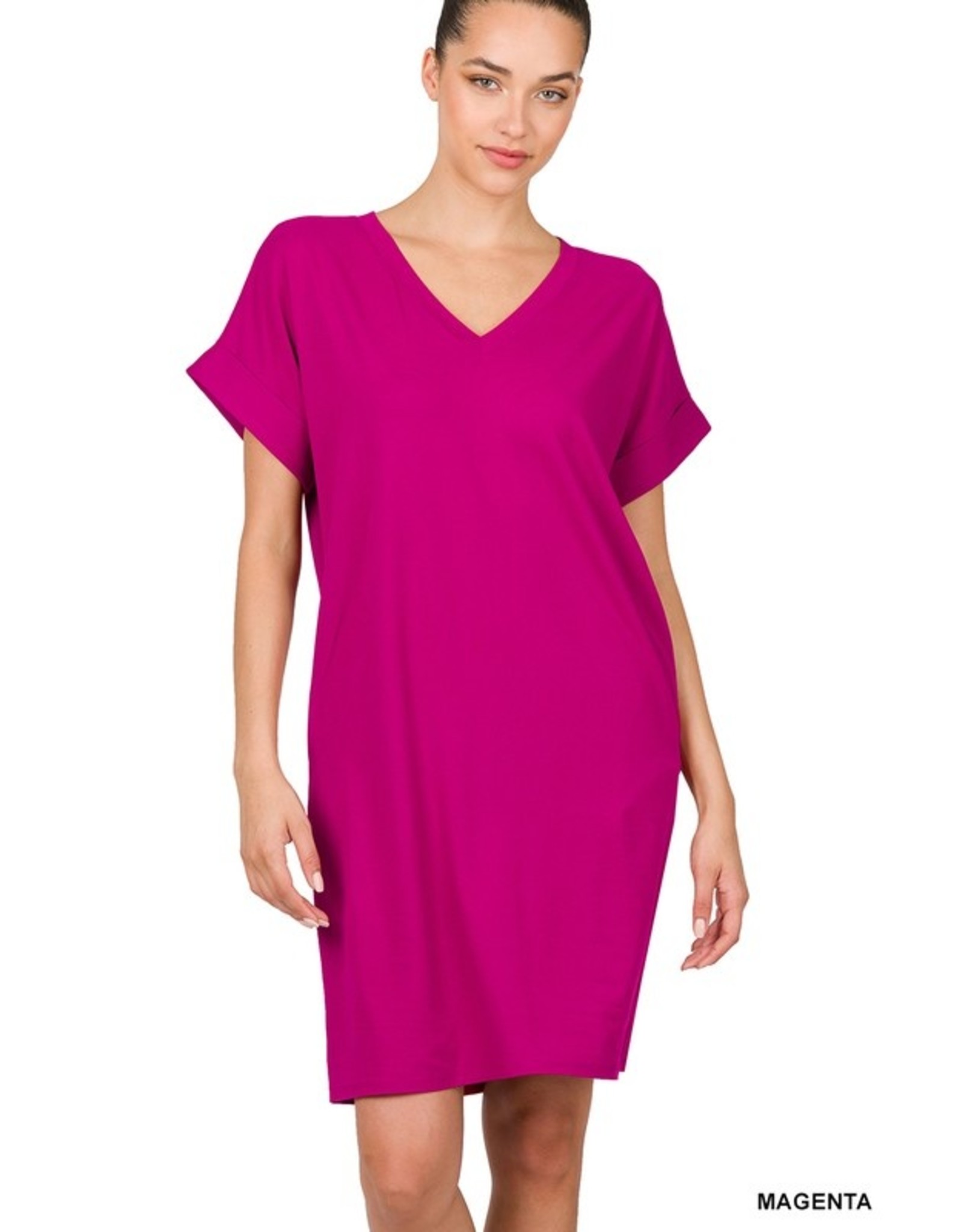 zenana premium t shirt dress