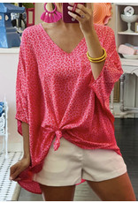 The Ritzy Gypsy Rosy Leopard V Blouse