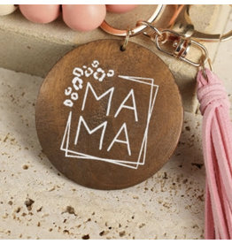 The Ritzy Gypsy MAMA Wooden Keychain