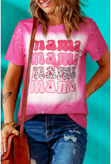 The Ritzy Gypsy Hot Pink MAMA Bleached Tee