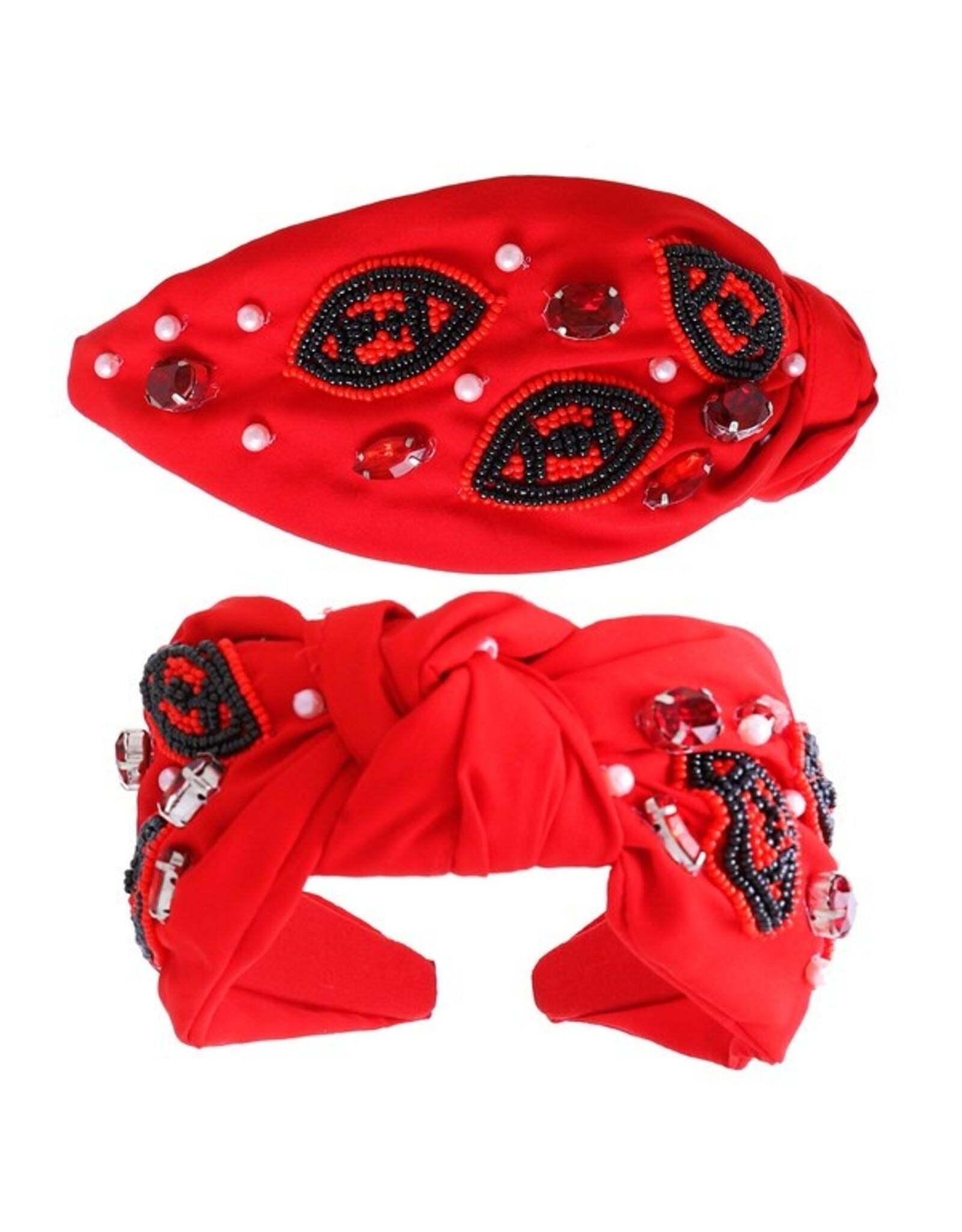 Red Football Headband