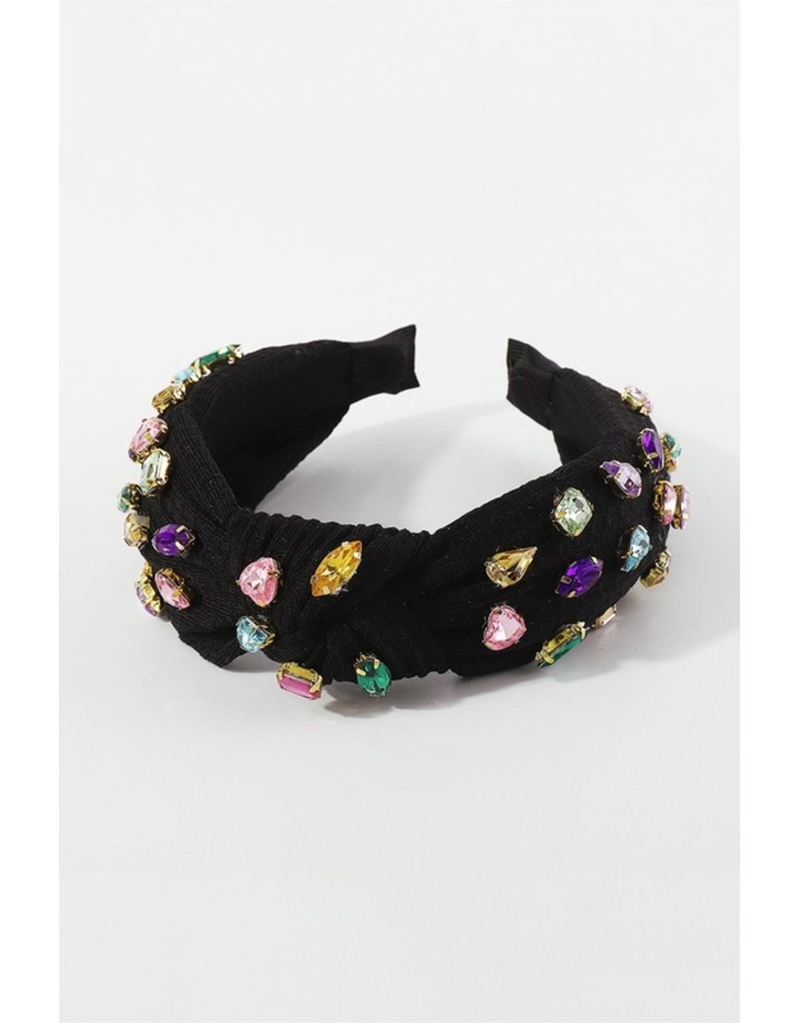 Black Multi Jeweled Headband