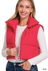 Zenana Premium Ruby Puffer Vest