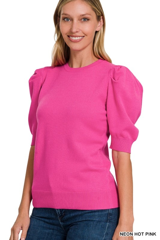 Hot Pink Mama Varsity Puff Vinyl Dri-Power 50/50 Tee | Wholesale Accessory Market 2XL / Neon Pink - J