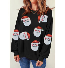The Ritzy Gypsy Santa Sequin Sweatshirt