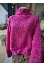 Very J Pink Cozy Knit Top