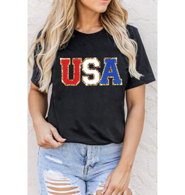 The Ritzy Gypsy USA Patch Graphic Tee