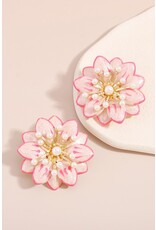 Sweet Pink Locus Earrings