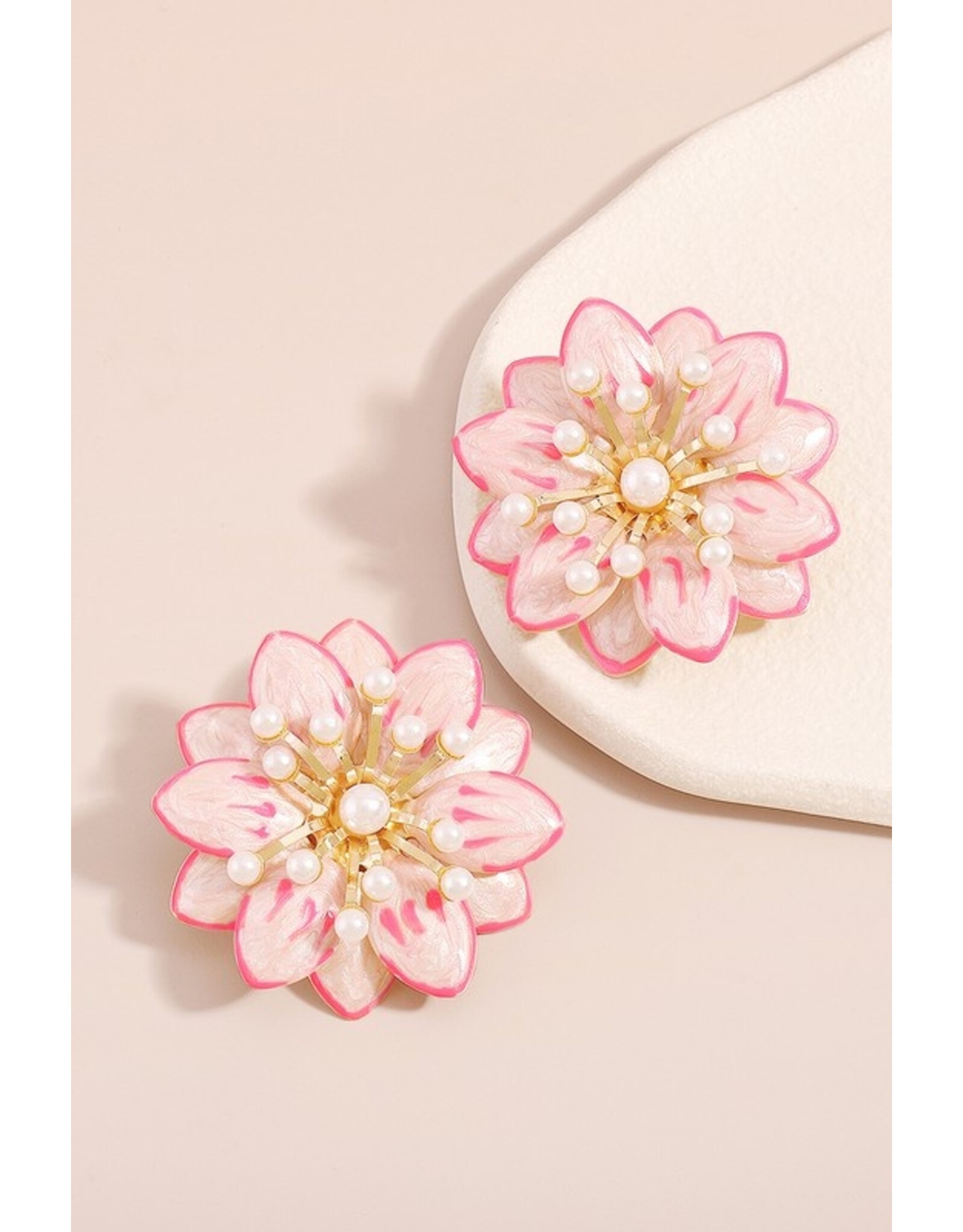 Sweet Pink Locus Earrings