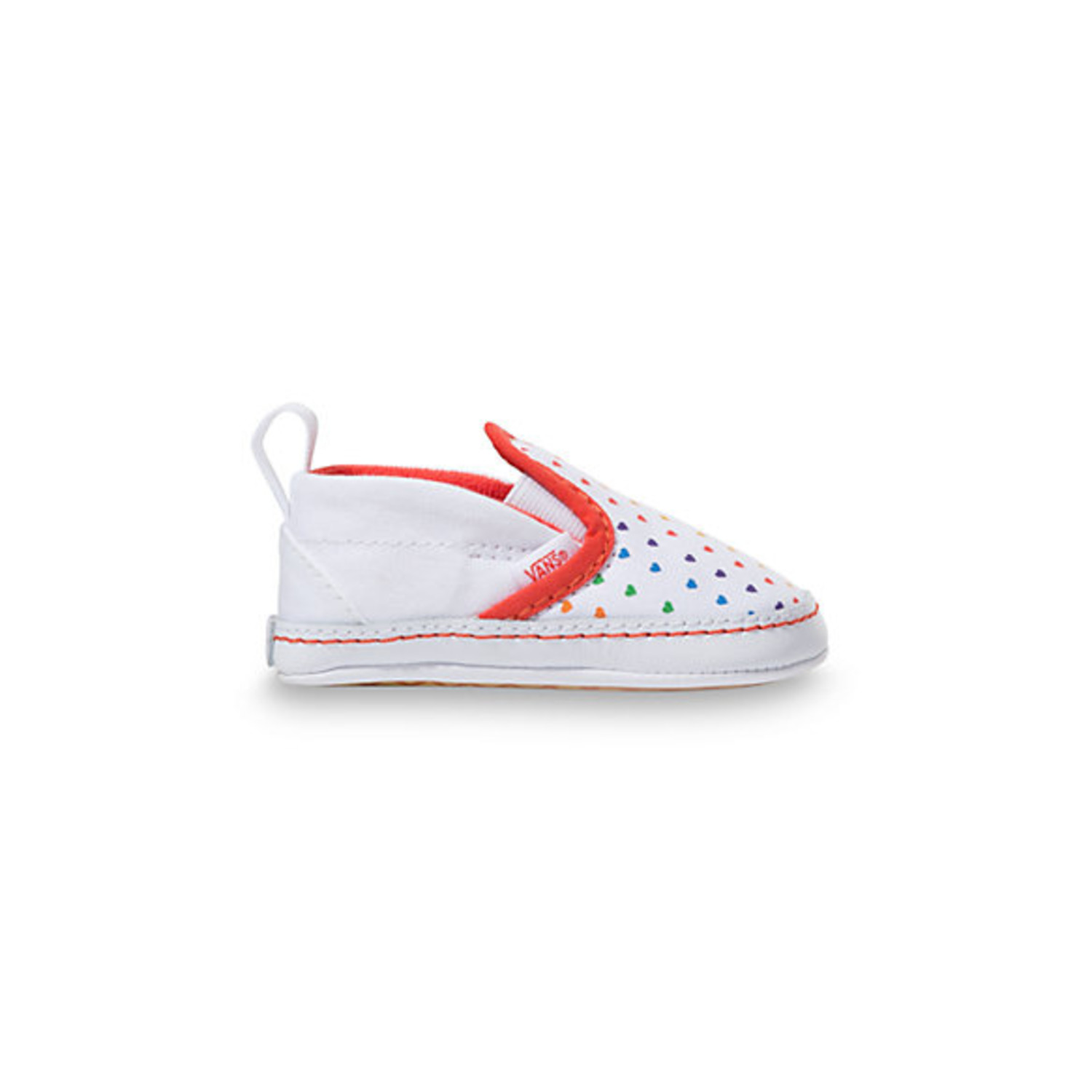 vans rainbow heart shoes