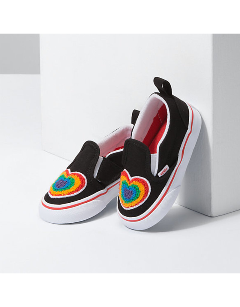 vans chenille rainbow